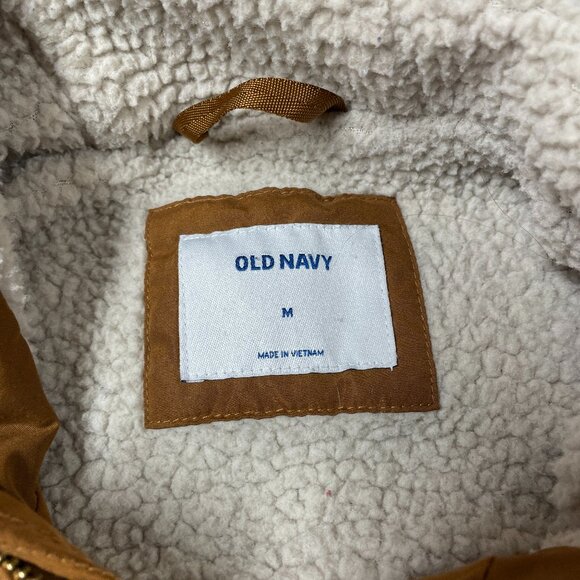 Old Navy Men's Medium Hooded Winter Coat - Well Used but a FAVORITE! - Picture 2 of 16